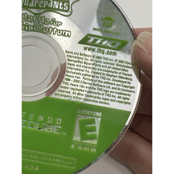 SpongeBob SquarePants: The Battle for Bikini Bottom Nintendo GameCube Disc Only - Picture 9 of 9